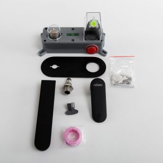 Встраиваемый смеситель для раковины Cezares STYLUS-BLI1-NOP-W0 черный матовый